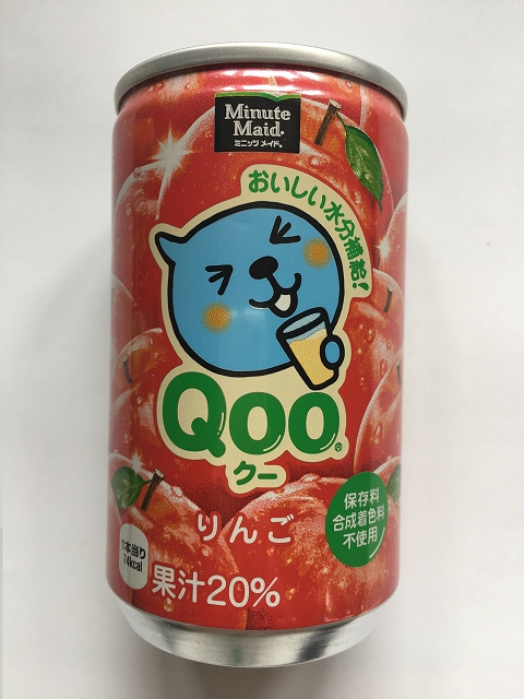 MINUTE MAID QOO APPLE JUICE (CANNED) #ミニッツメイド　Qoo (クー)　わくわくアップル　缶